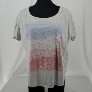 Abercrombie & Fitch Grahic TShirt Gray Womens XS/S